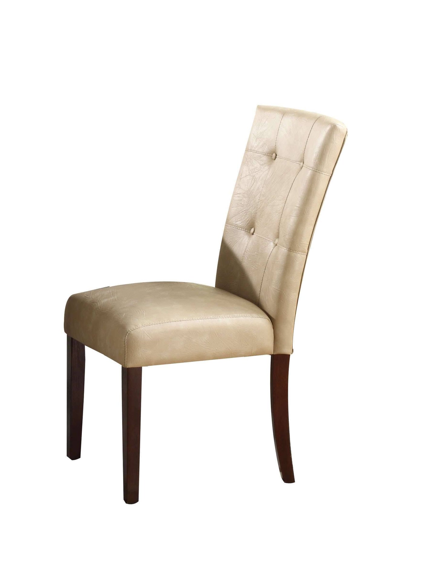 Acme Furniture Britney Cream/Walnut Side Chair (Set of 2)