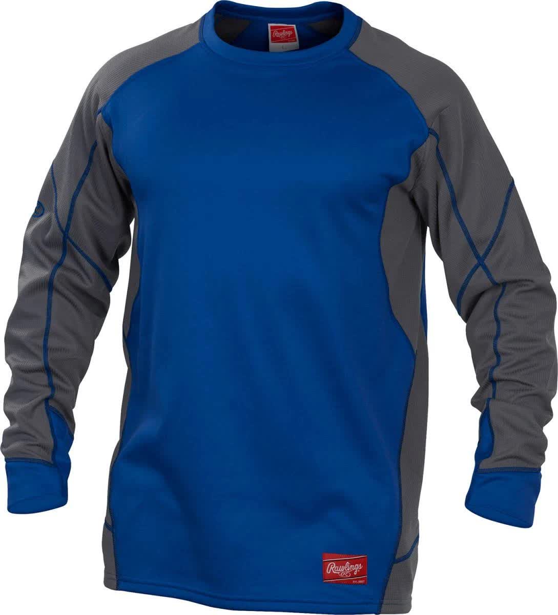 Rawlings Adult Dugout Fleece Pullover UDFP4 - Royal Medium