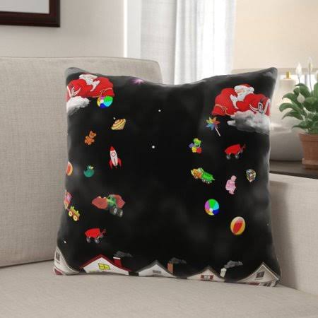 Weimar Christmas Indoor/Outdoor Canvas Throw Pillow The Holiday Aisle