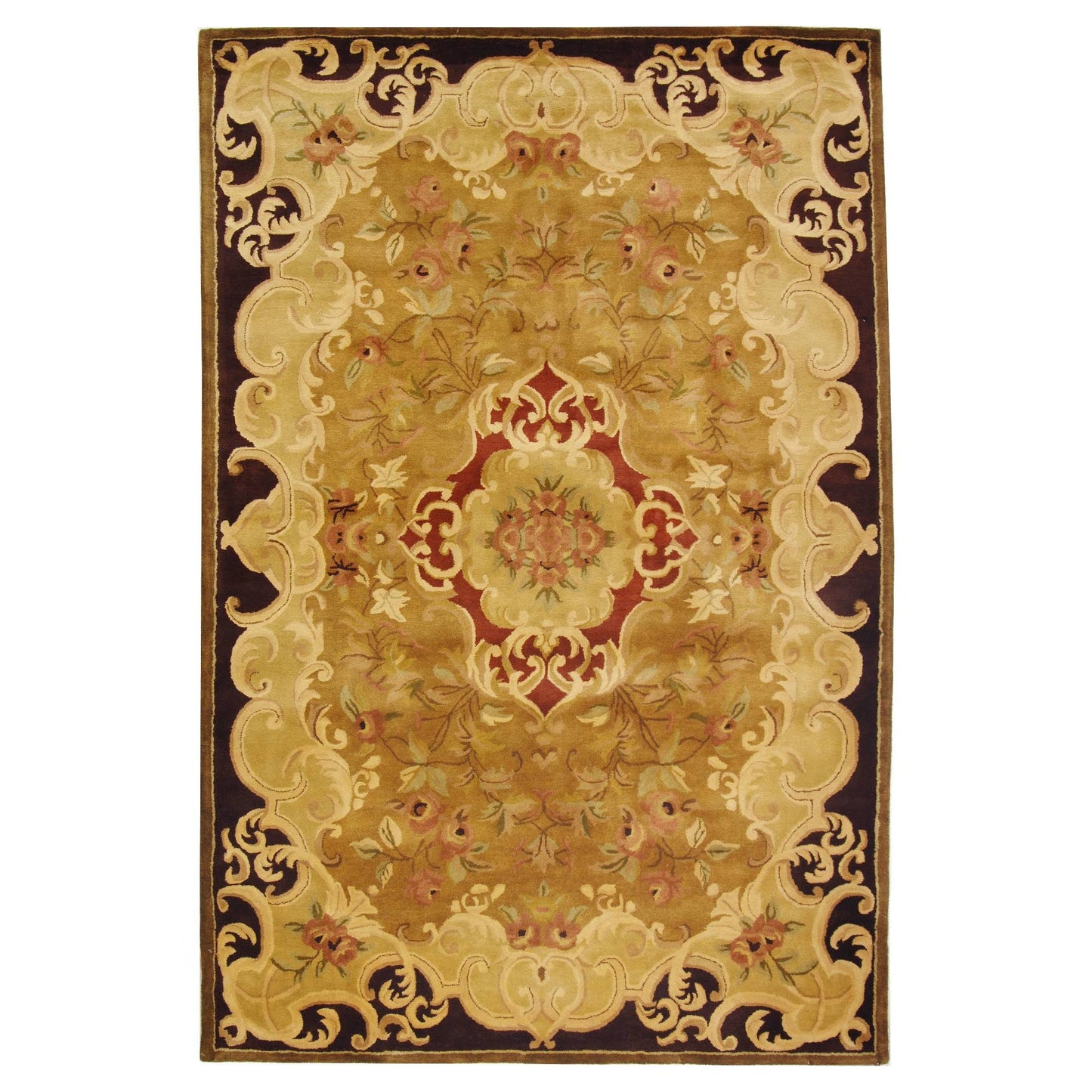 Safavieh Classic Gold/Cola 6 ft. x 9 ft. Area Rug