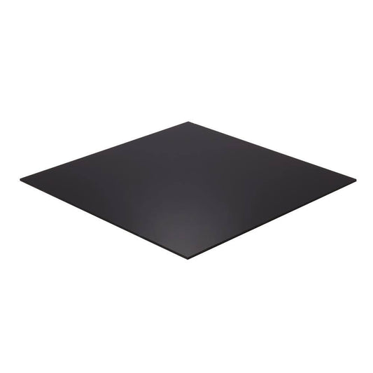 Falken Design 36 in. x 60 in. x 1/4 in. Thick Acrylic Black Opaque Sheet