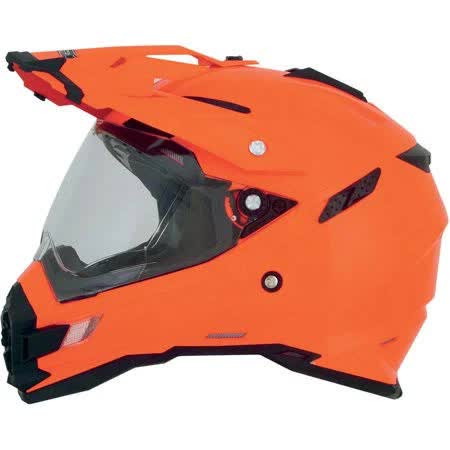 AFX FX-41DS Solid Helmet, Size: XS, Orange