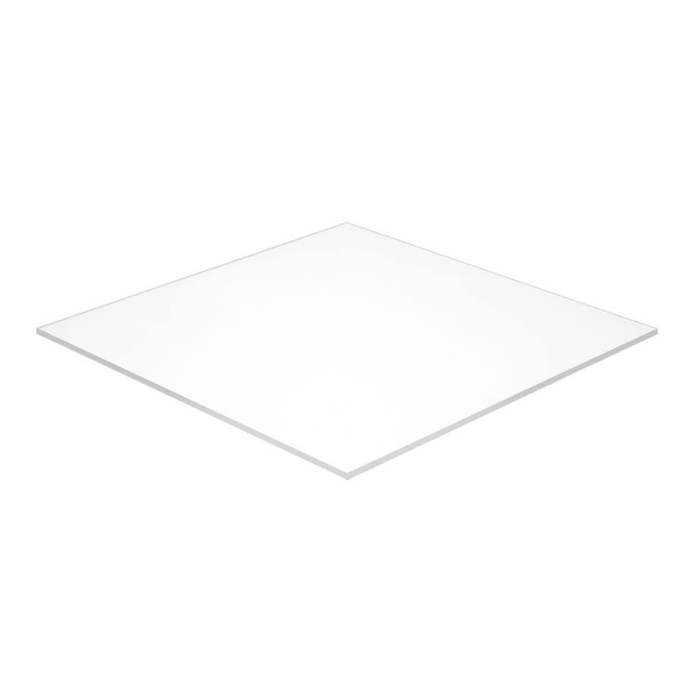 Falken Design 12 in. x 72 in. x 1/4 in. Thick Acrylic White Translucent 30%, 7328 Sheet