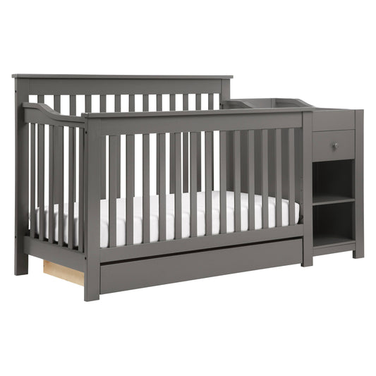 Davinci Piedmont 4-in-1 Crib and Changer Combo - Slate