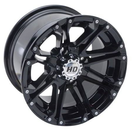 4/110 STI HD3 Alloy Wheel 14x7 2.0 + 5.0 Gloss Black