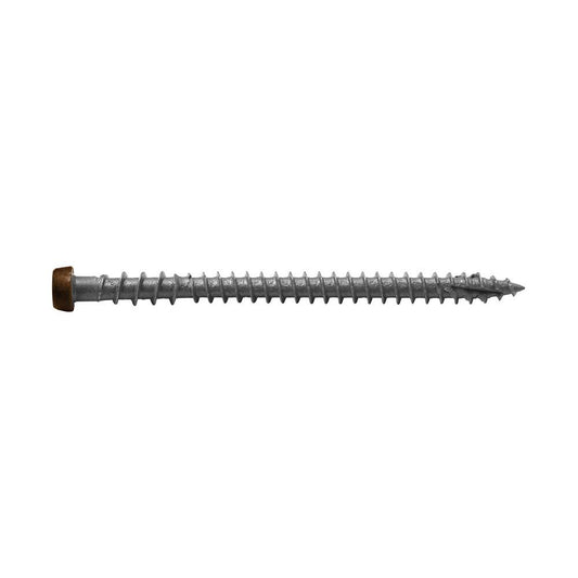 Screw Products 10 x 2.75 in. C-Deck Composite Star Drive Deck Screws - Walnut 1750 Count