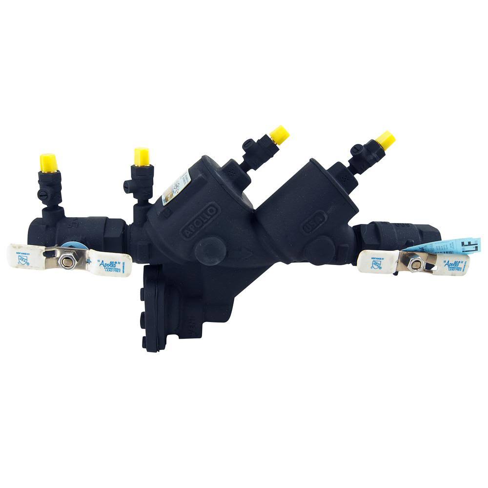 Apollo 694ALF205A2B 1 in. Reduced Pressure Backflow Preventer Lead Free Black