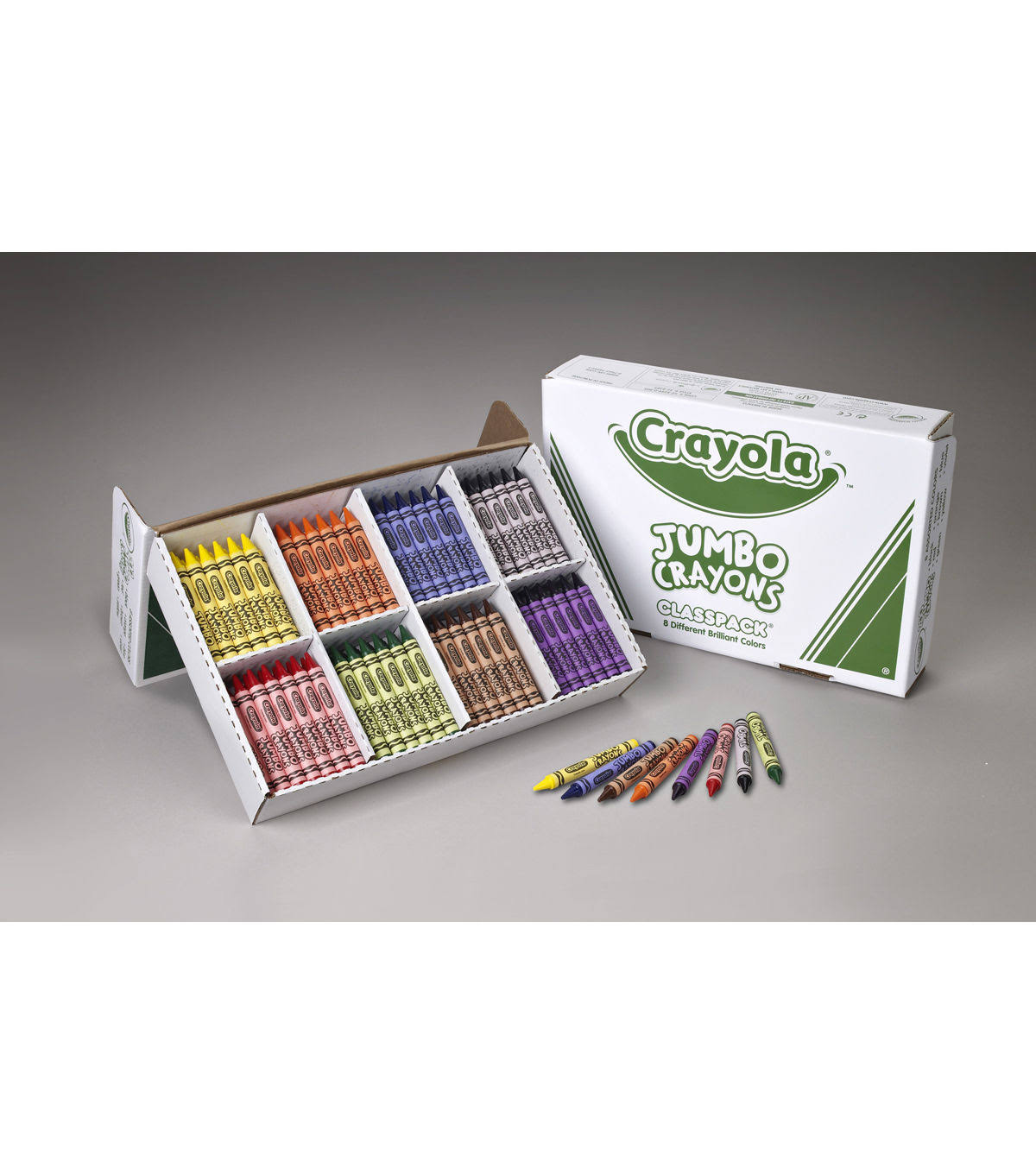 Crayola Jumbo Classpack Crayon, Assorted - 200 count