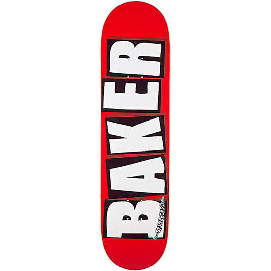 Baker Brand Logo Deck-8.0 Red/White