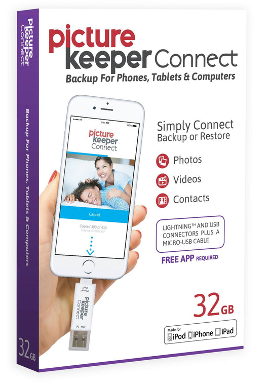 Picture Keeper Connect 32GB Mobile Backup Device