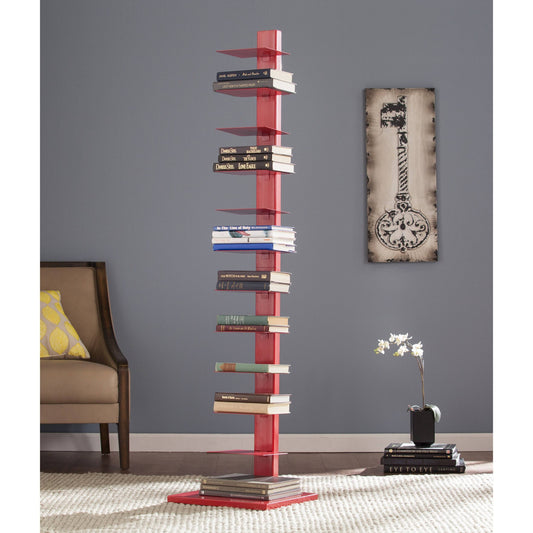 Southern Enterprises Spine Tower Shelf - Valiant Poppy