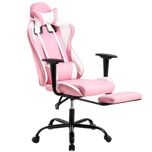 BestOffice PC Gaming Chair Desk Chair Ergonomic Office Chair Executive High Back PU Leather Racing Computer Chair with Lumbar Su