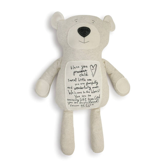 Demdaco Stuffed Animals Poetic - Jumbo Poetic Threads Bear Plush Toy