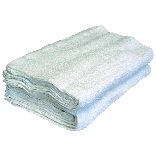 14 in. x 17 in. Cotton Terry Towels (Case of 288), White