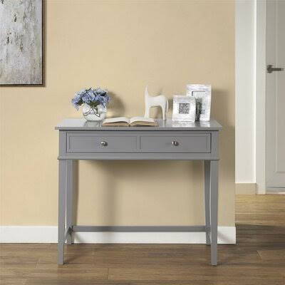 Soderville Writing Desk Andover Mills Color Gray