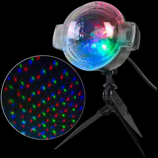 Applights LED Projection-SnowFlurry 49 Programs Stake Light