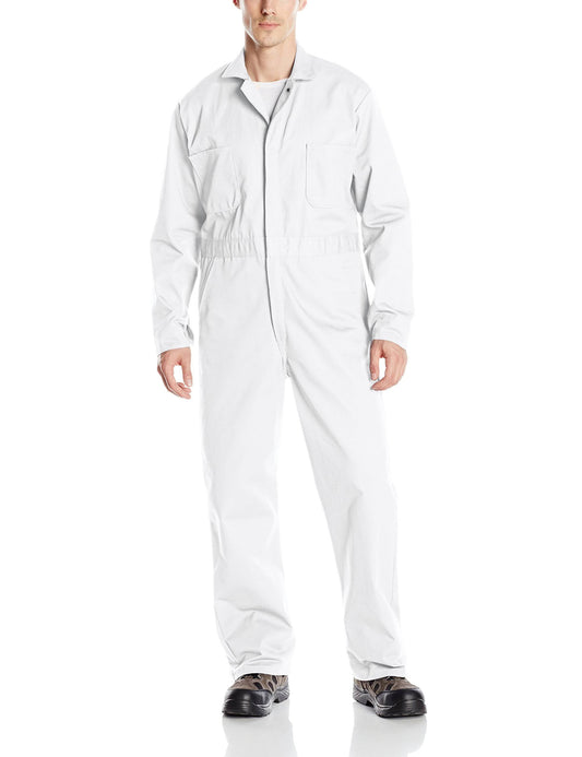 Red Kap Snap-Front Cotton Coverall CC14 - White - 40