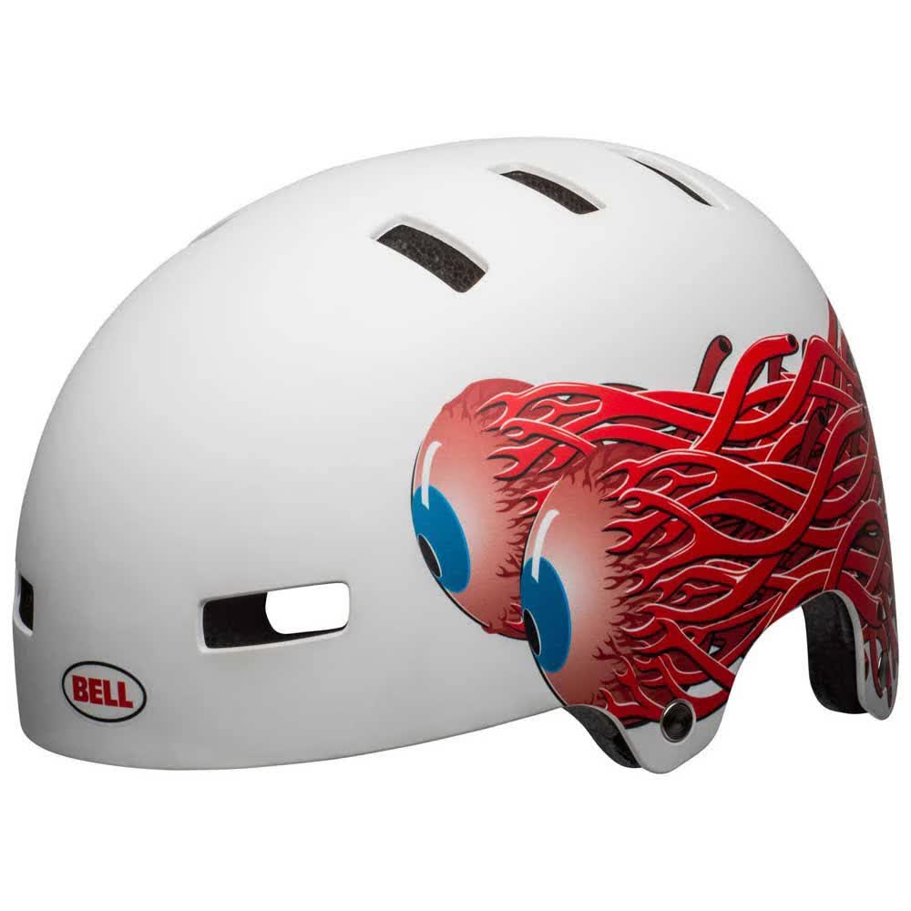 Bell Local Helmet Matte White Red - M