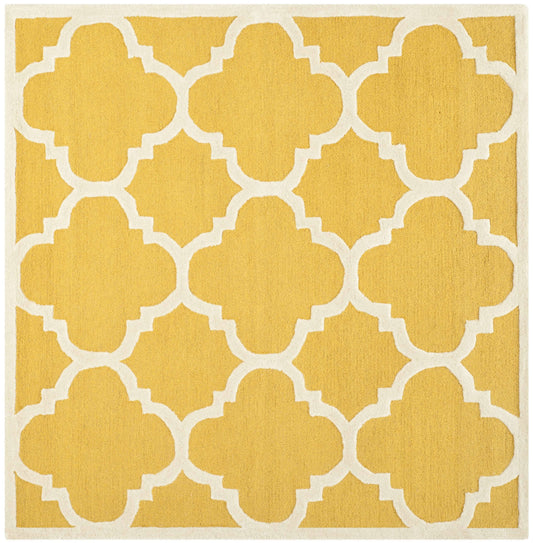 Safavieh Cambridge Gold Ivory 4 x 4 Square Rug