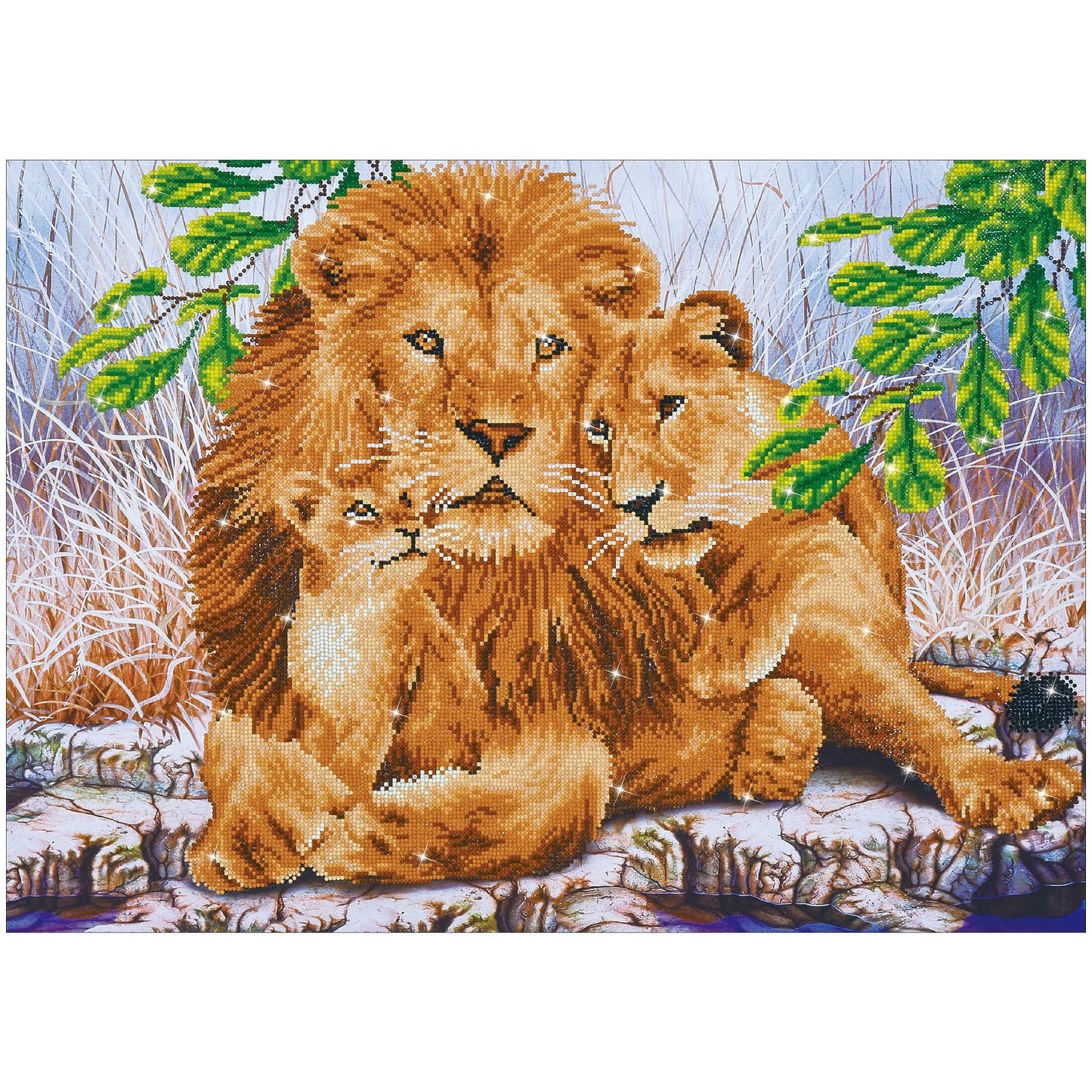 Diamond Dotz Facet Art Kit - Lion Family