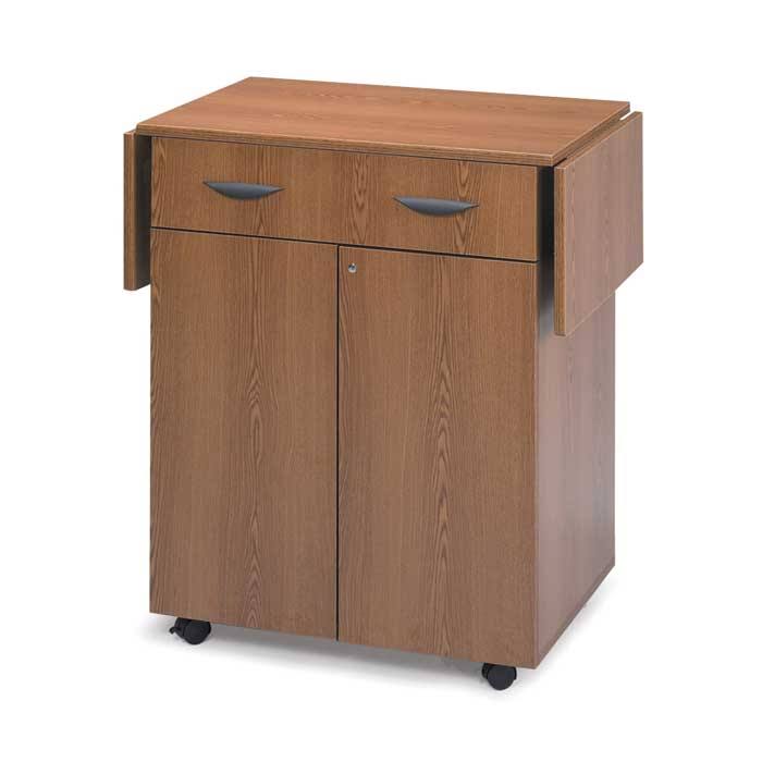 Safco Hospitality Service Cart Oak