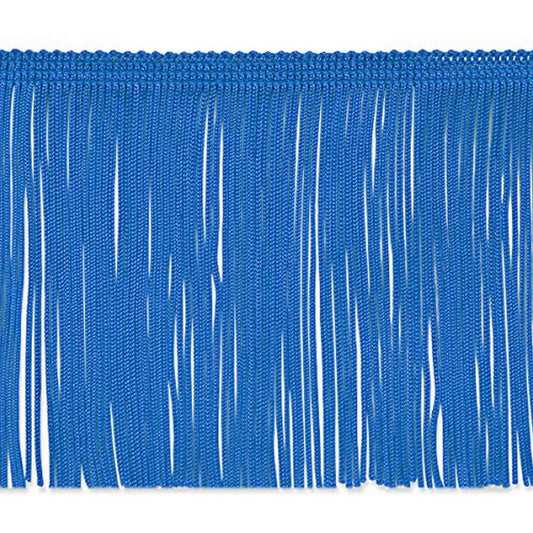 Expo 20 Yards of 4 inch Chainette Fringe TRIM, Blue