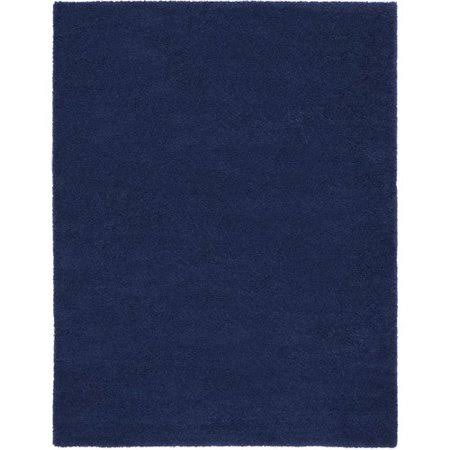 Charlton Home Parrish Navy Area Rug, Size  Rectangle 910 inch x 132 inch, Blue