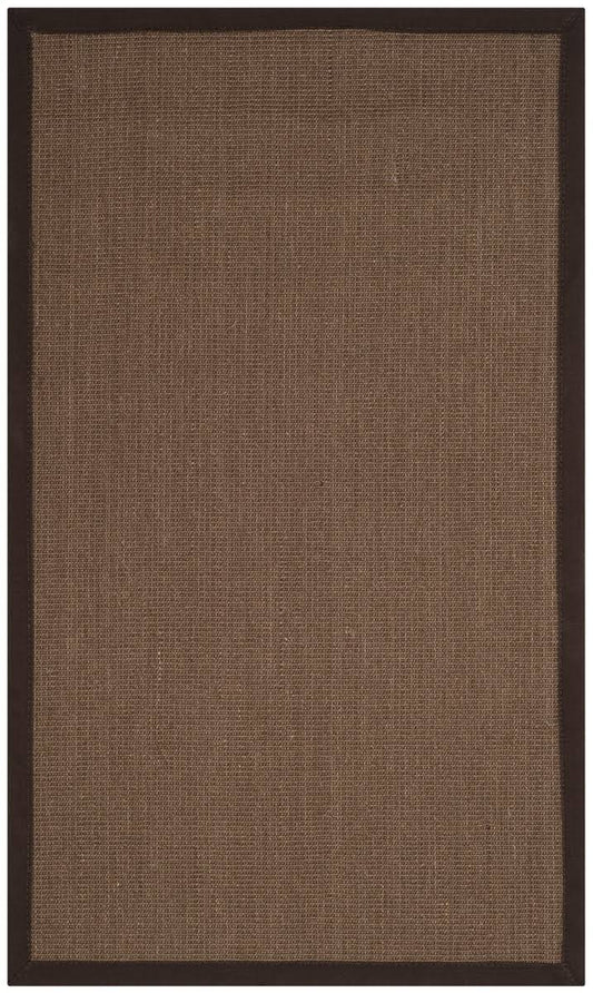 Safavieh NF131C Natural Fiber Brown / Brown Area Rug - 3 x 5