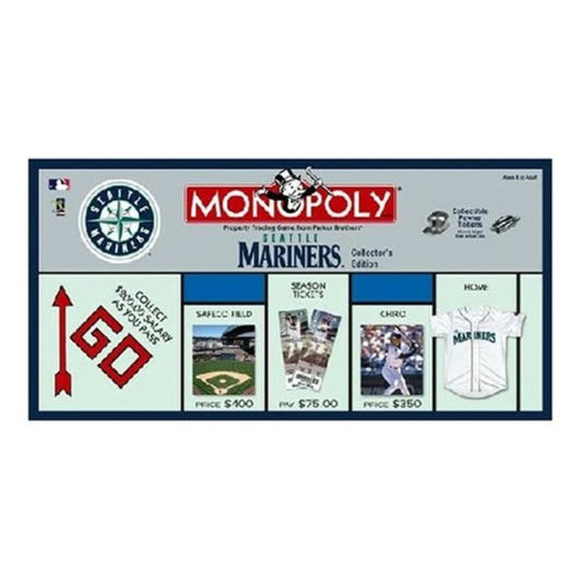 USAopoly Seattle Mariners Baseball Collectors Edition Monopoly