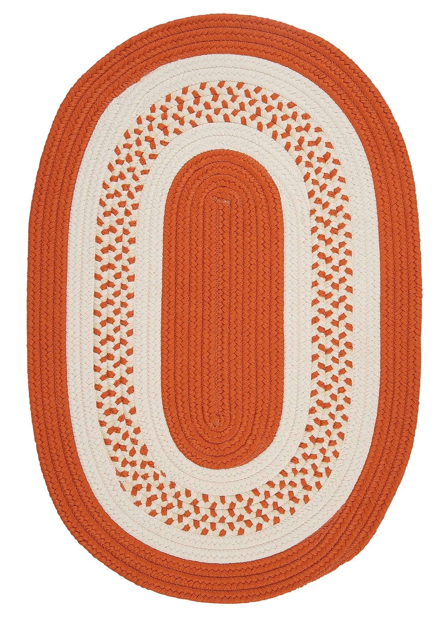 Colonial Mills Crescent Orange 2x3 Oval Rug