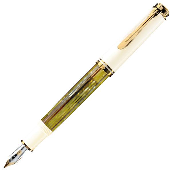 Pelikan Souveran M400 Fountain Pen Tortoiseshell White F - Fine