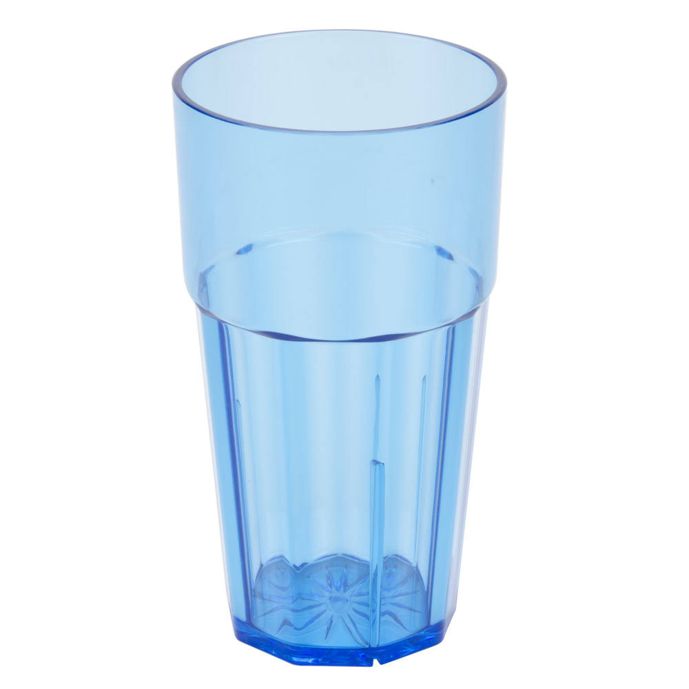 Diamond 10 oz. Blue Polycarbonate Tumbler - 12/Case