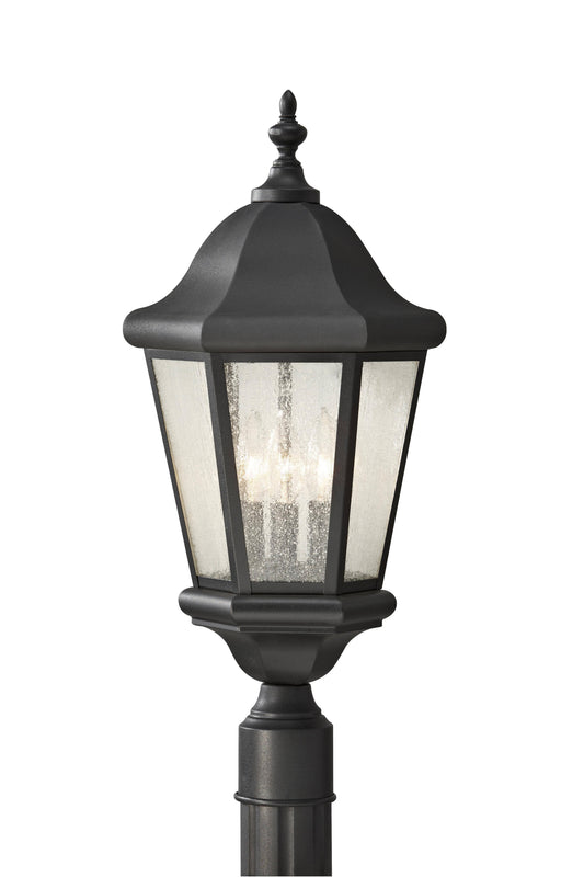 Feiss - OL5907BK Martinsville Black Outdoor Lantern Post Light