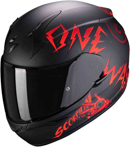 Scorpion EXO-390 Oneway Matt black-red XL