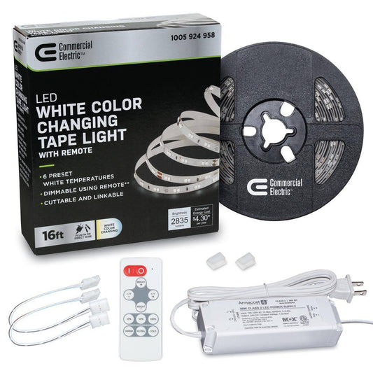 16 ft. LED Tunable White Tape Light Kit- Under Cabinet Light C421510