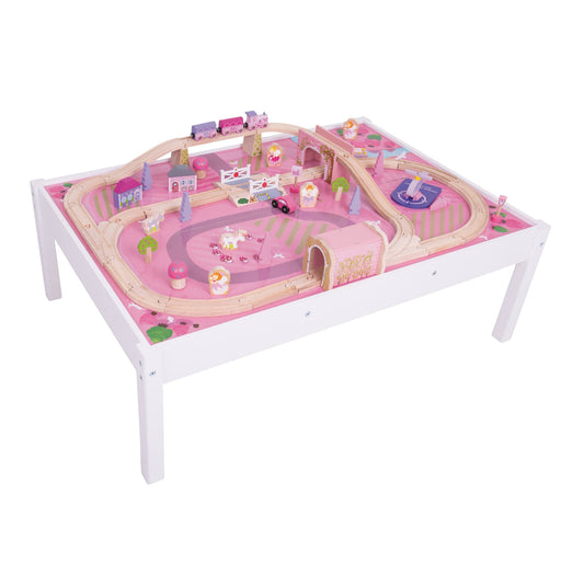 Bigjigs - Wooden Magical Train Set and Table