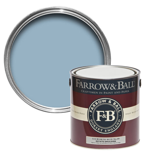 Farrow Ball Lulworth Blue Paint US Gallon Modern Emulsion No.89