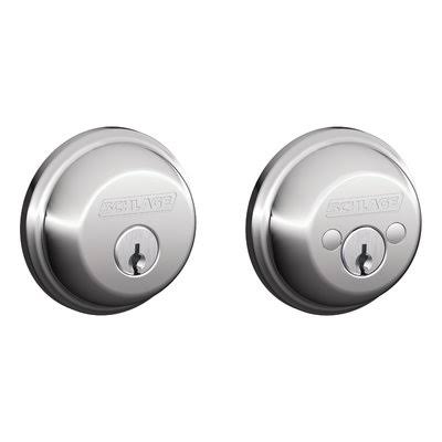 Schlage B Series Double Cylinder Grade 1 Deadbolt Finish: Antique Brass