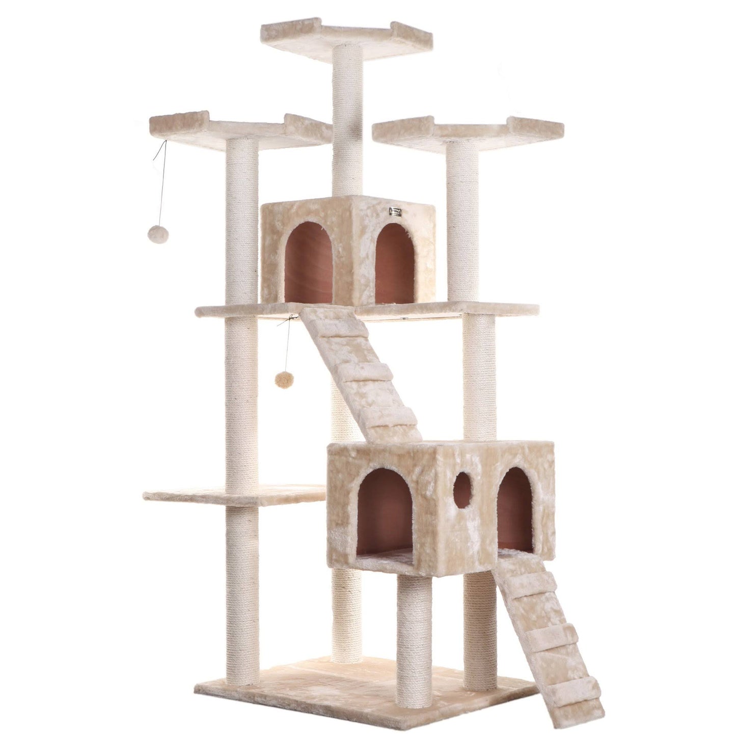 Armarkat A7401 74 in. Cat Tree, Beige