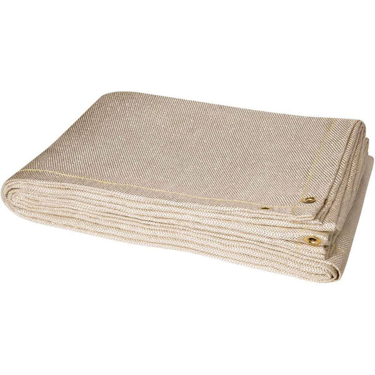 Steiner 382-6X6 Tough Guard HD 24 oz Tan Heat Cleaned Fiberglass Welding Blanket, 6 x 6