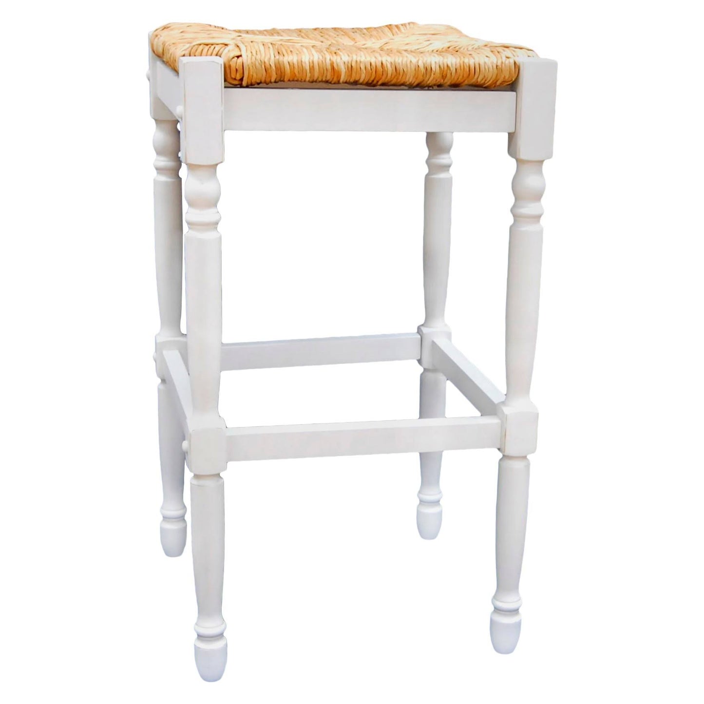 Carolina Cottage Turner 29 Barstool Antique White Light Milk White