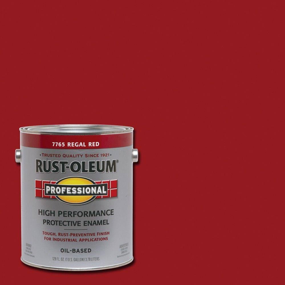 Rust-Oleum Professional 1 gal. High Performance Protective Enamel Gloss Regal Red Oil-Based Interior/Exterior Industrial Paint (