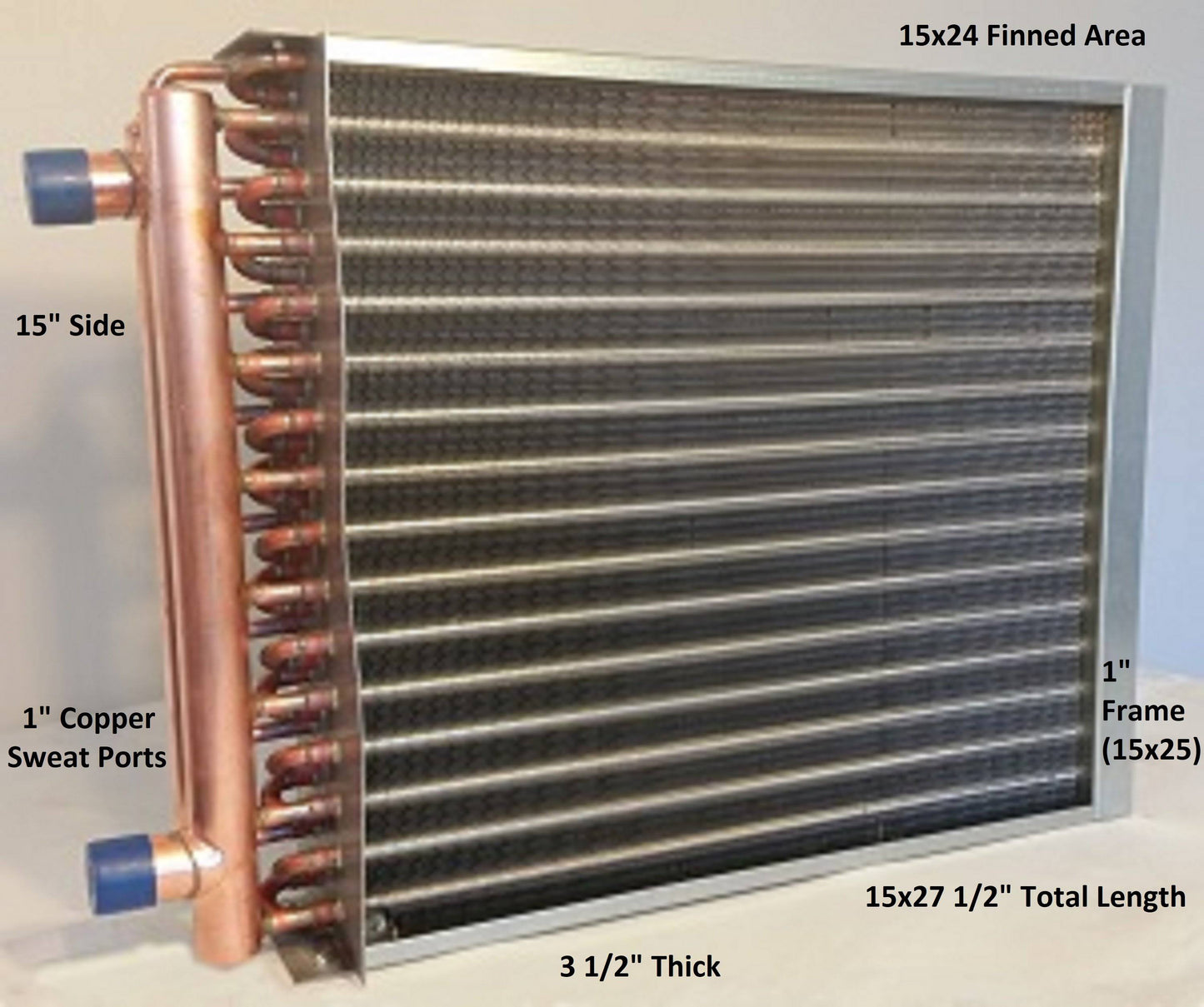 15x24 Water to Air Heat Exchanger~1