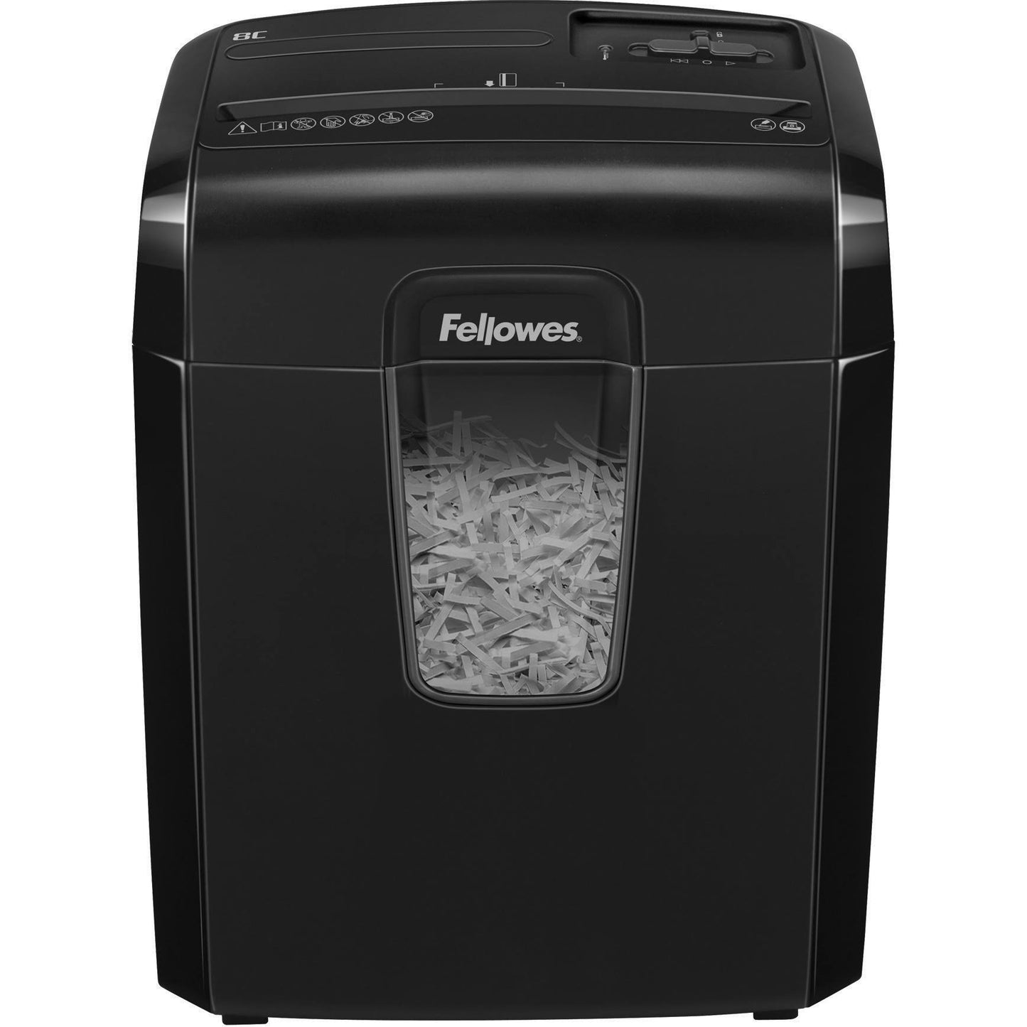 Fellowes 8C Cross Cut Shredder - Black