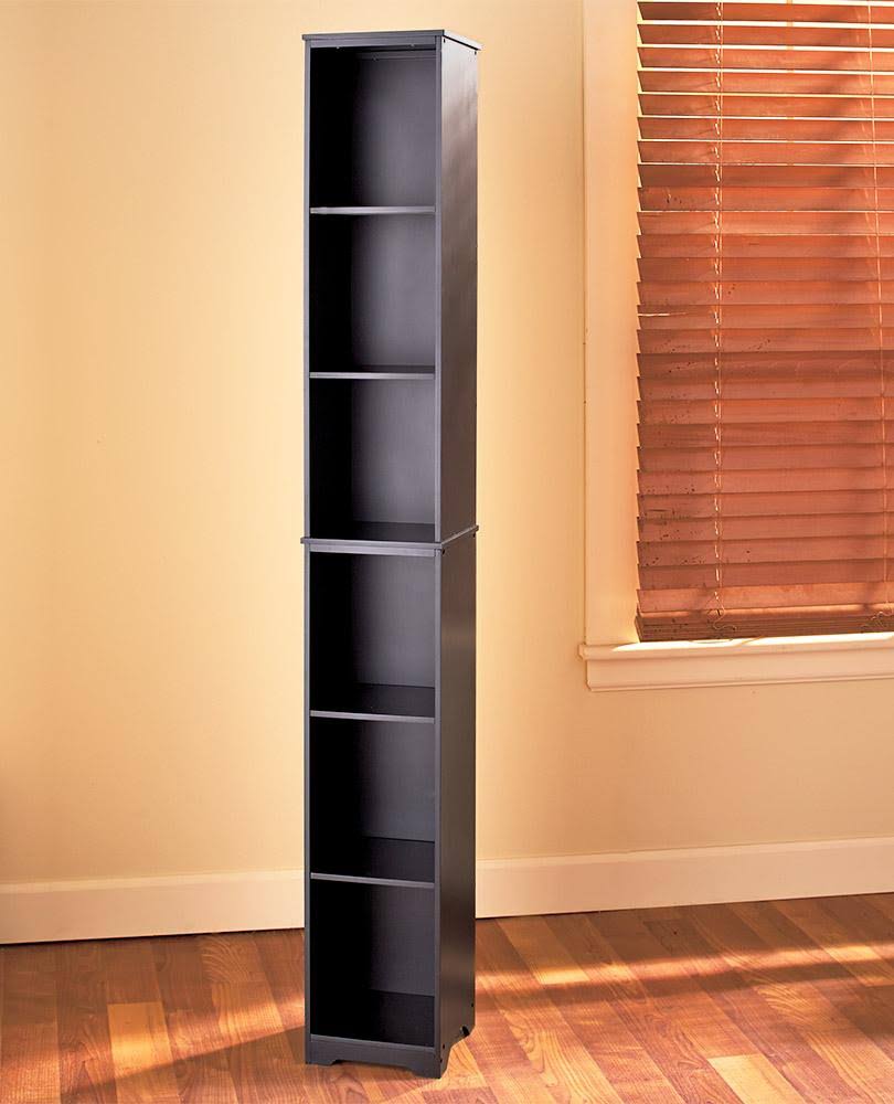 Slim Storage Towers or Baskets-Black Slim Storage Tower