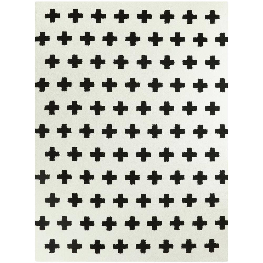 BALTA Super Soft Plus Black 4 ft. x 6 ft. Area Rug