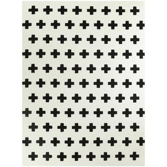 BALTA Super Soft Plus Black 4 ft. x 6 ft. Area Rug