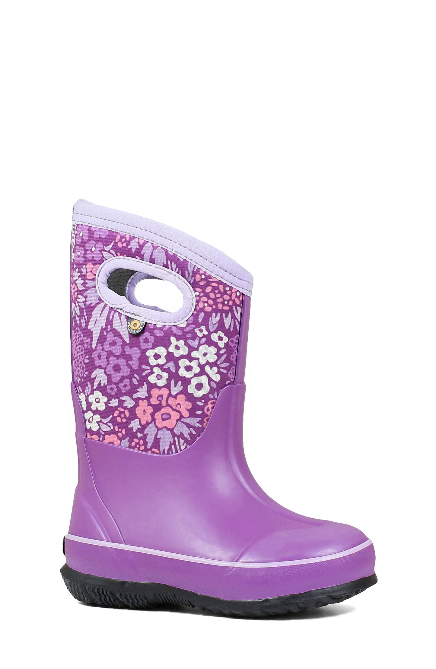 Bogs Kids Classic Big NW Garden Boot - 7 - Violet Multi