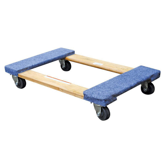 Vestil 18 in. x 30 in. 900 lb. Carpet End Hardwood Dolly