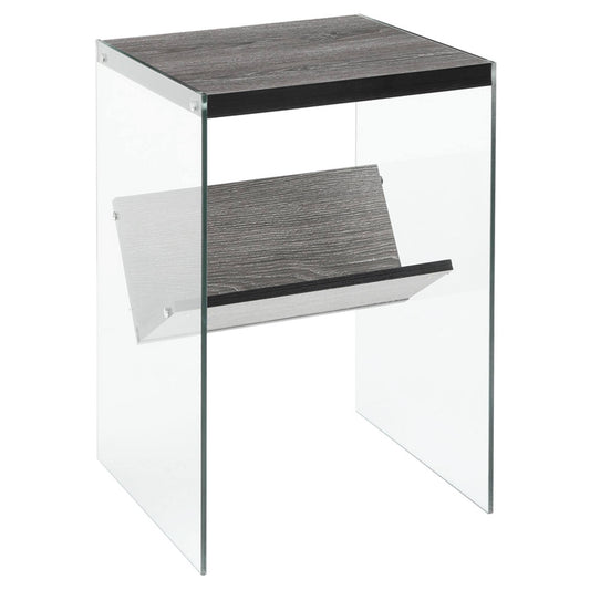 Soho End Table Weathered Gray - Breighton Home